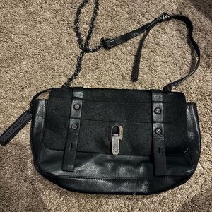 Via Spiga Black Leather Purse